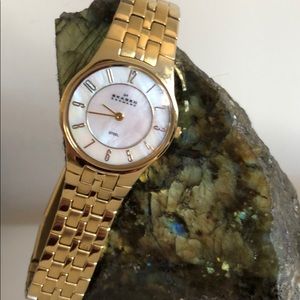 Skagen watch with Mother of Pearl face